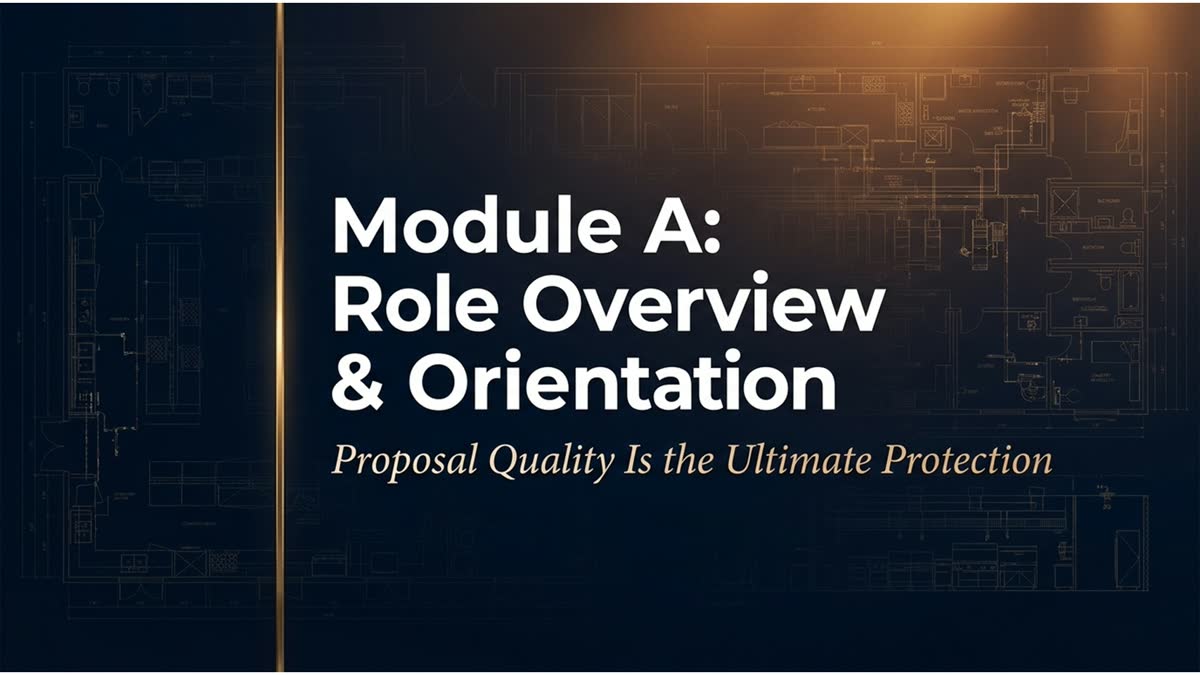 Module A: Role Overview & Orientation